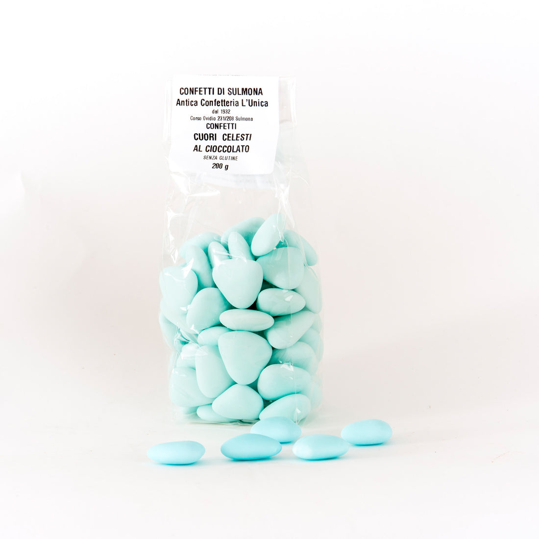 confetto-cuore-celeste-cioccolato