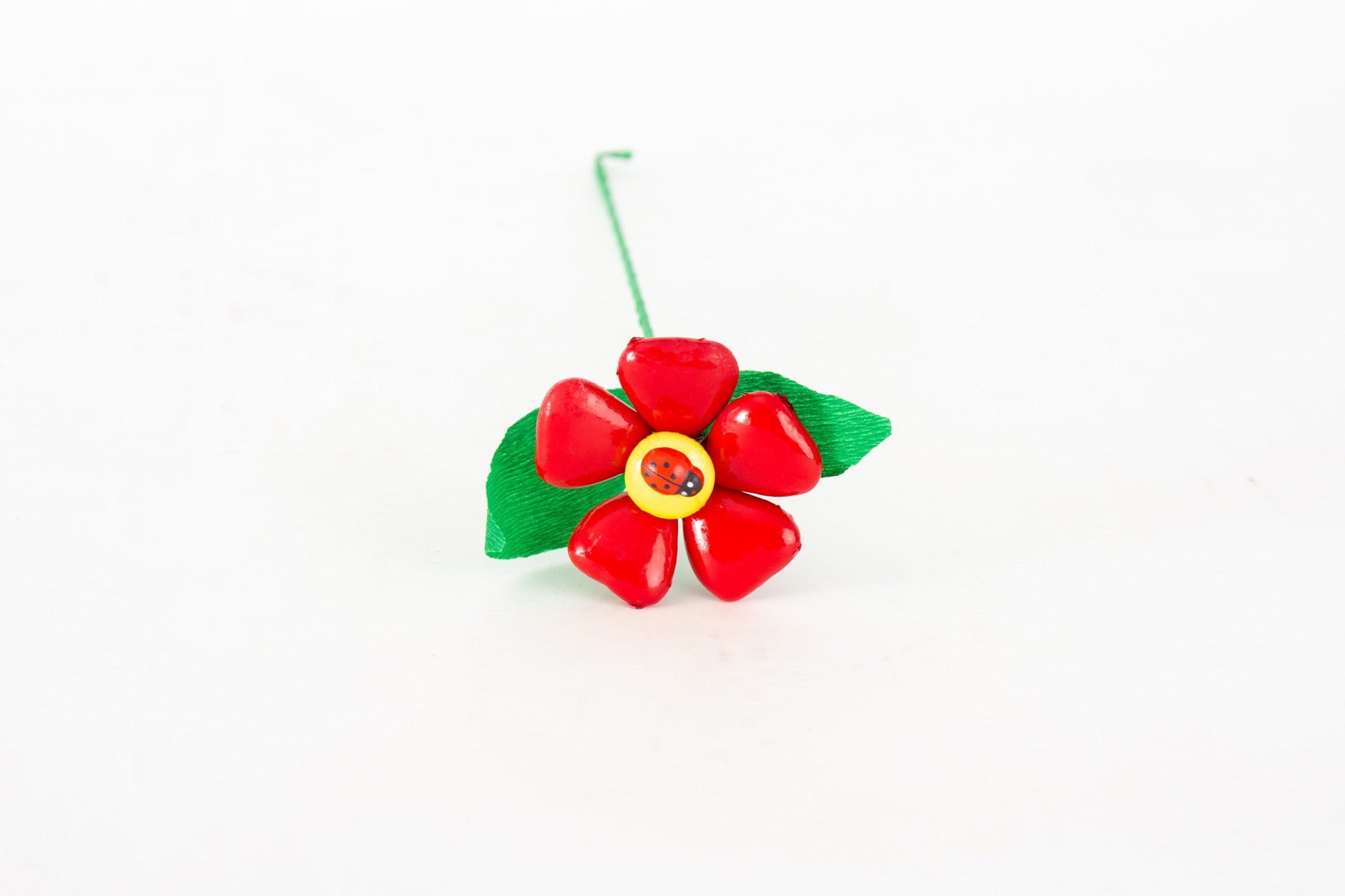 margherita-cuore-con-coccinella-rosso
